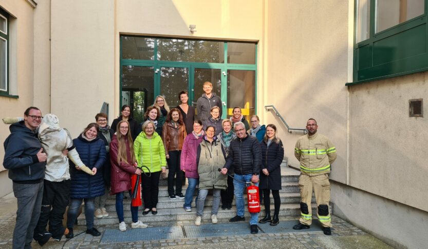 Schulung Feuerlöscher und Erste Hilfe