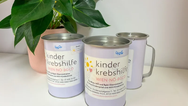Straßensammlung für die Kinderkrebshilfe